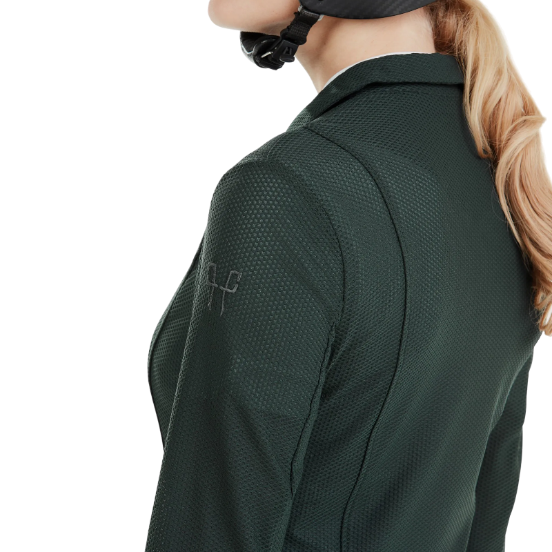 Horse Pilot - Veste de concours femme Aeromesh vert foncé | - Ohlala