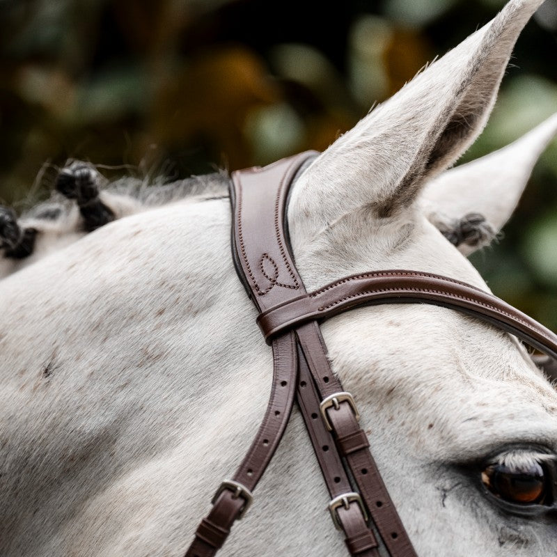 Horseware - Bridon Cavesson marron | - Ohlala