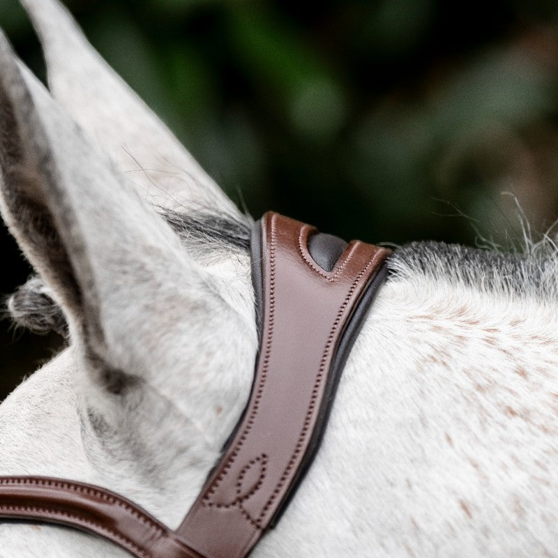 Horseware - Bridon Dressage Flash marron | - Ohlala