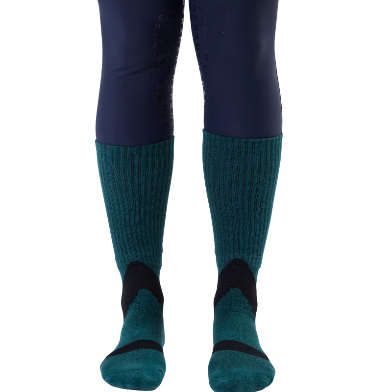 Horseware - Unisex Pulse Performance dynasty green riding socks | - Ohlala