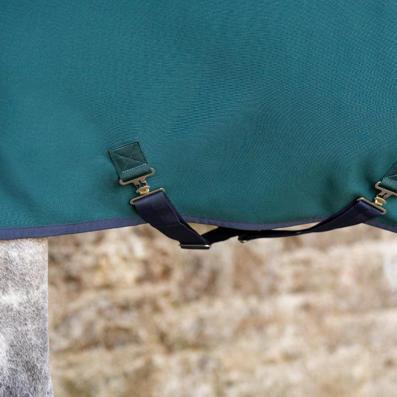 Horseware - Oddychająca derka Amigo Jersey dynasty green/ granatowy/ srebrny | - Ohlala