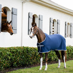 Horseware - Amigo Jersey Navy/Titanium Grey/Silver Wicking Rug | - Ohlala