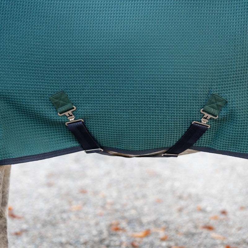 Horseware - Tappeto asciugante Rambo Techni Waffle dynasty green/ marine/ argent | - Ohlala
