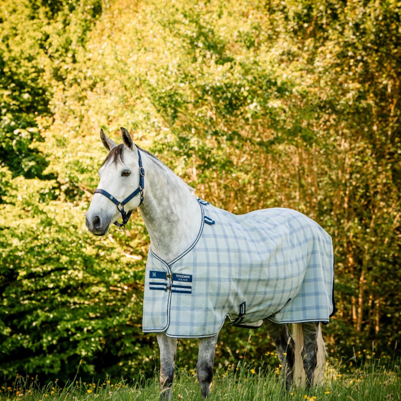 Horseware - Couverture anti-mouches Newmarket Plus witney navy | - Ohlala