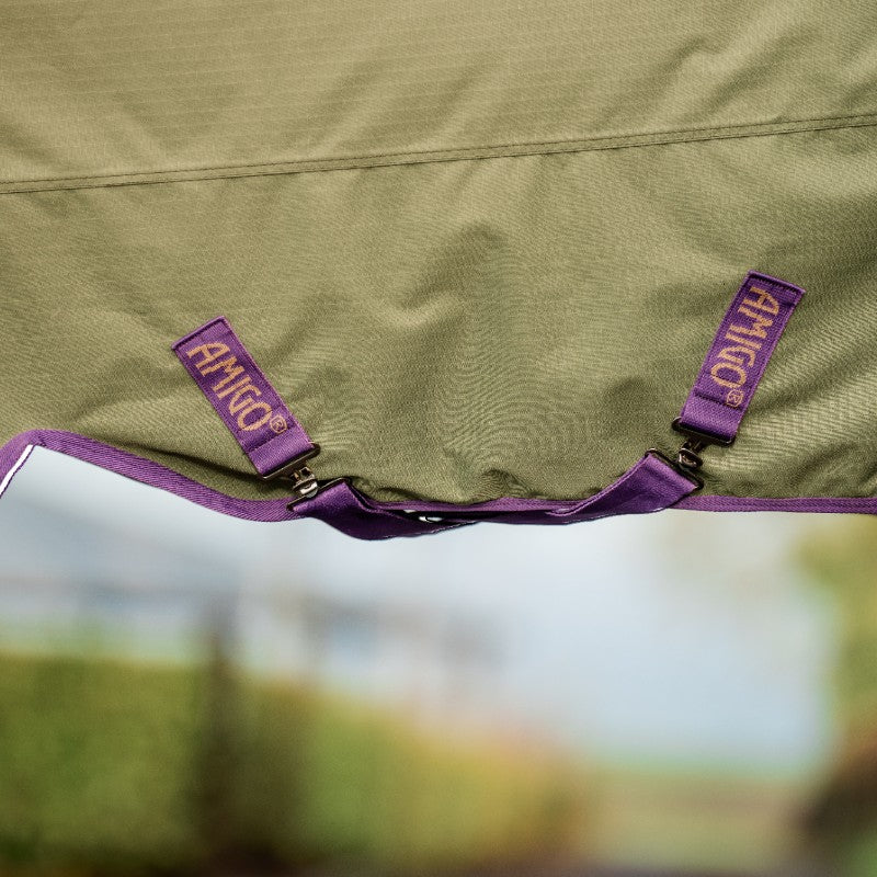Horseware - Couverture d'extérieur Amigo Hero Ripstop Plus bramble/ winterberry 200g