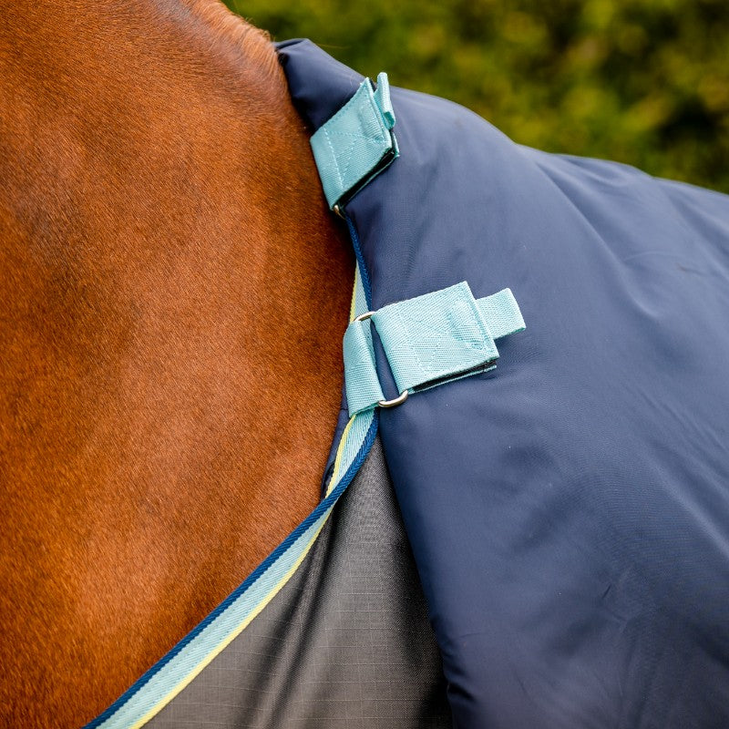 Horseware - Couverture d'extérieur Amigo Hero Ripstop shadow/ bluehaze/ marine 50g | - Ohlala