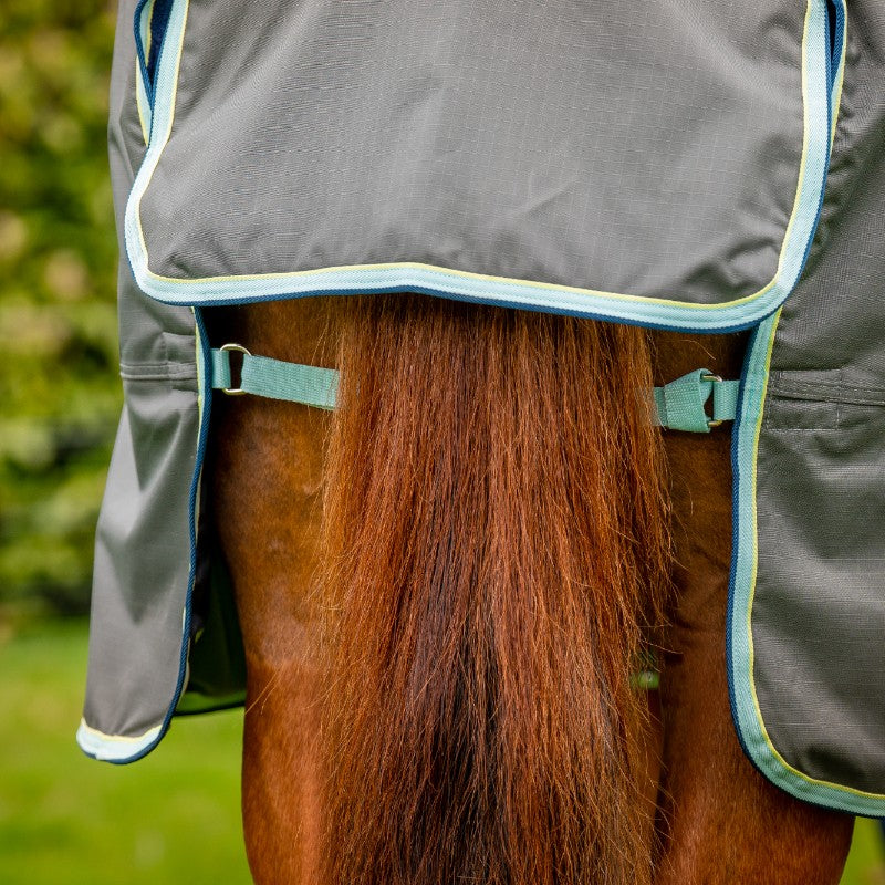Horseware - Couverture d'extérieur Amigo Hero Ripstop shadow/ bluehaze/ marine 50g | - Ohlala