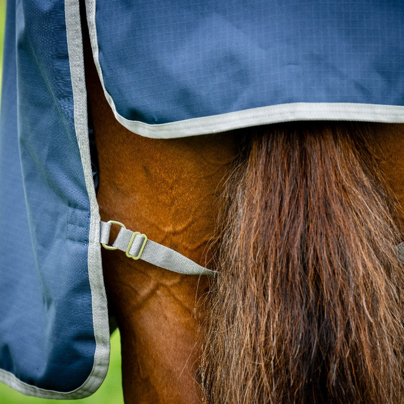 Horseware - Couverture d'extérieur Amigo Ripstop 900 Plus marine/ titanium grey 100g