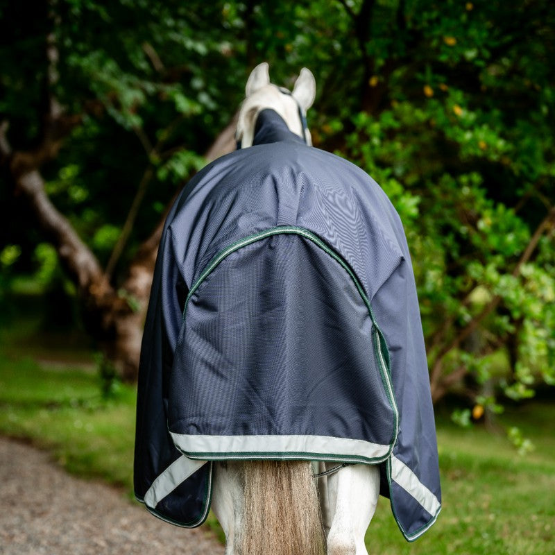Horseware - Couverture d'extérieur Rambo Wug marine/ hunter green/ argent 200g