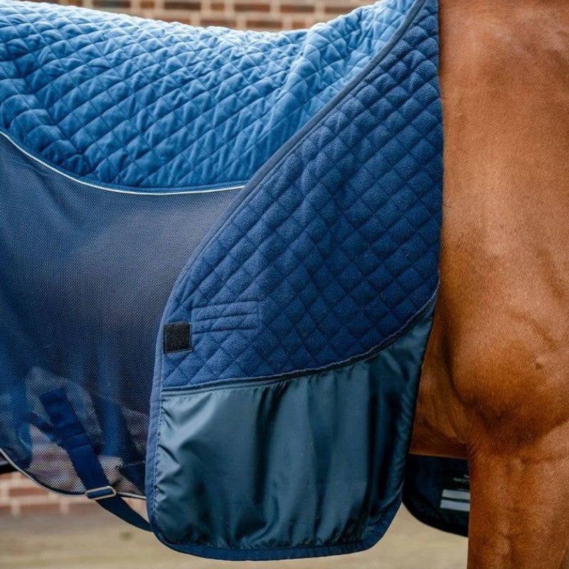 Horseware - Couverture de transport Signature Travel Series marine 50g | - Ohlala