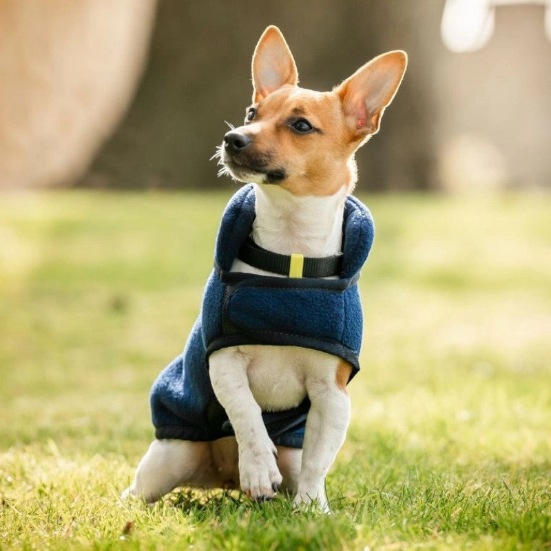 Horseware - Couverture polaire pour chiens Signature marine | - Ohlala