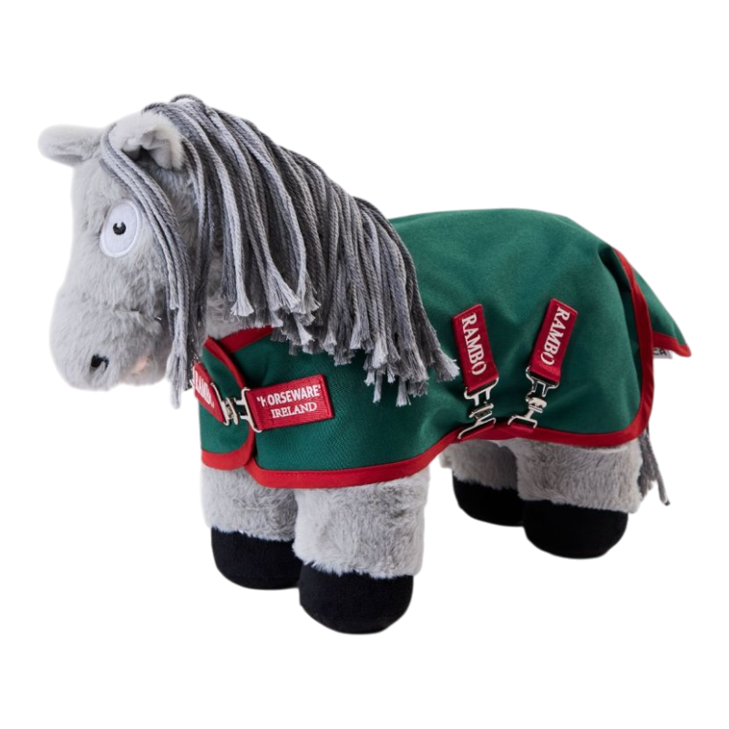 Horseware - Manta para Crafty Ponies Rambo Original Turnout verde/ rojo | - Ohlala