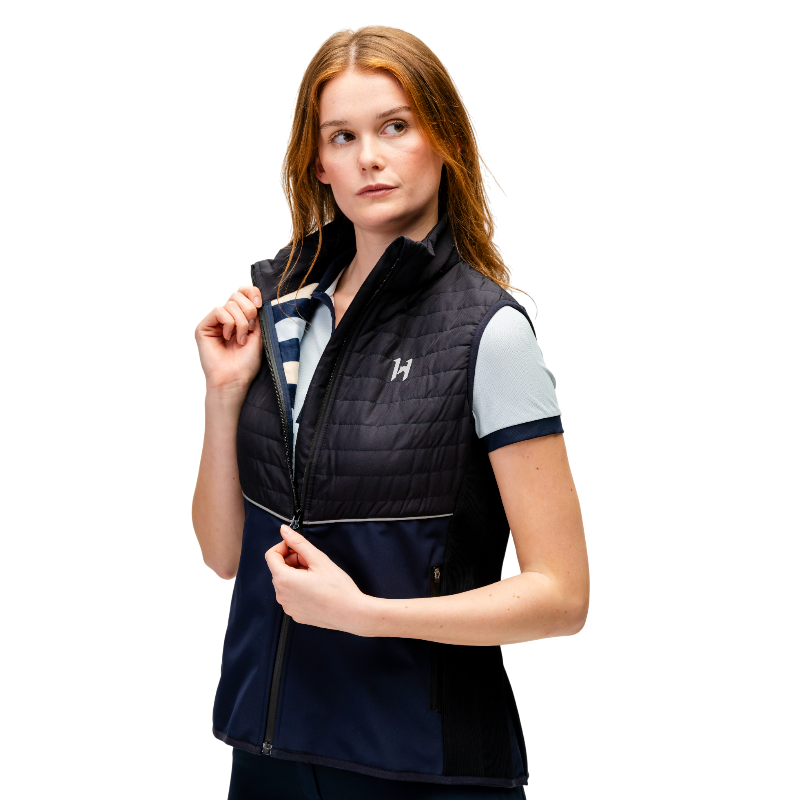 Horseware - Colete sem mangas para mulher Flow azul-marinho | - Ohlala