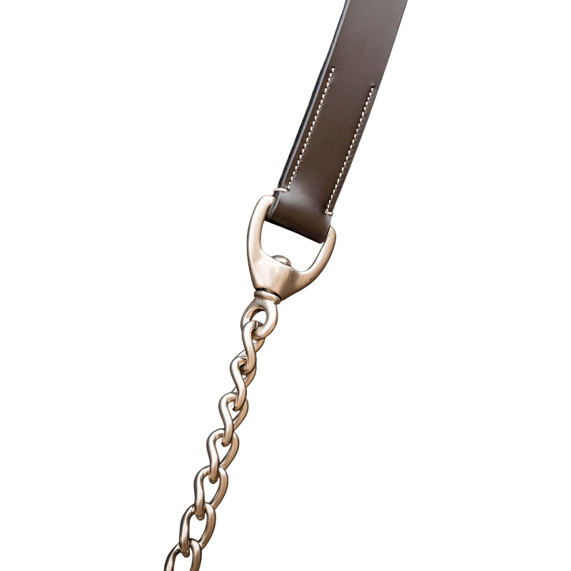 Horseware - Signature Leather Lead with Chain - Brown