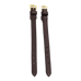 Horseware - Rambo Micklem Bit Cheeks havana and brass (x2) | - Ohlala