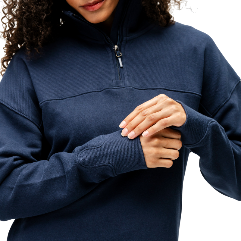 Horseware - Felpa a maniche lunghe donna Vitality blu navy | - Ohlala