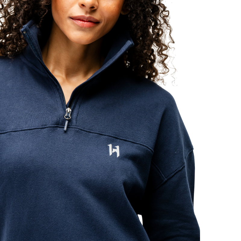 Horseware - Felpa a maniche lunghe donna Vitality blu navy | - Ohlala