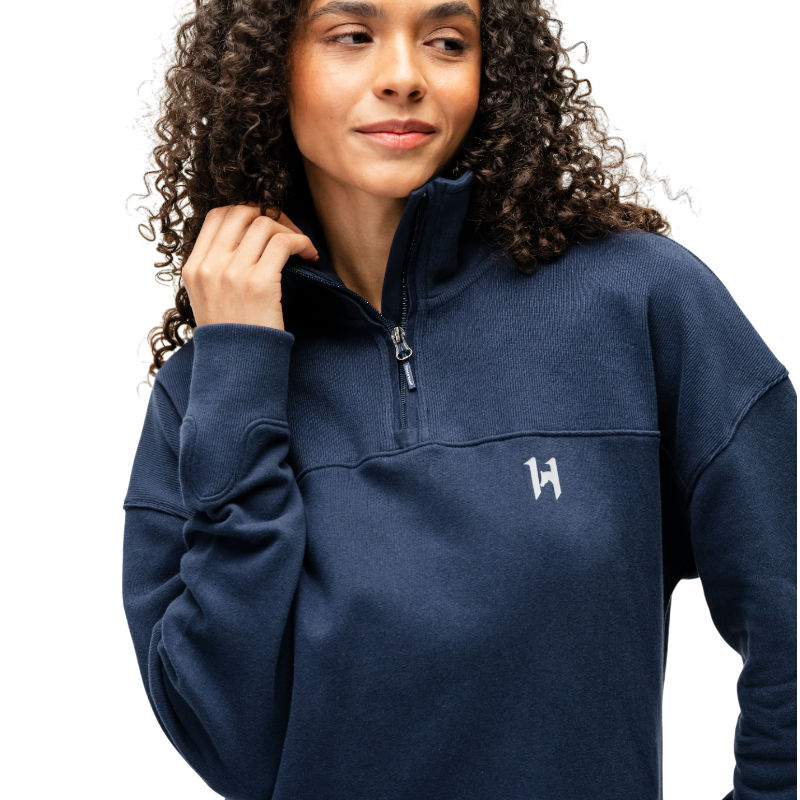 Horseware - Felpa a maniche lunghe donna Vitality blu navy | - Ohlala