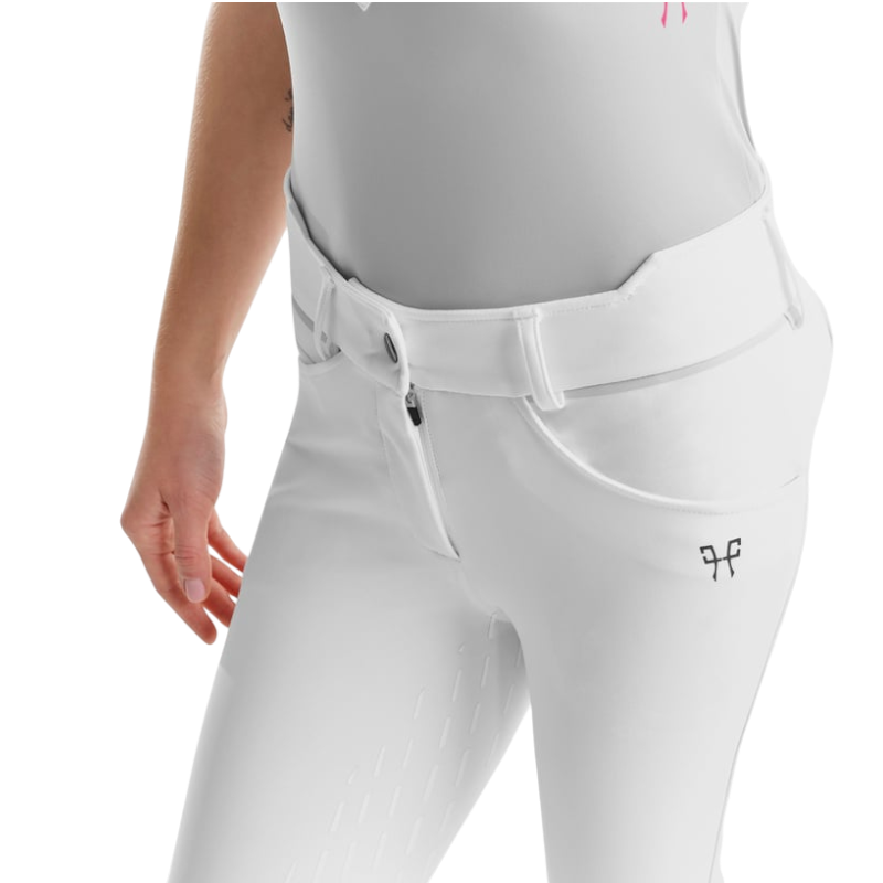 Horse Pilot - Pantalon d'équitation femme X-Grip blanc | - Ohlala