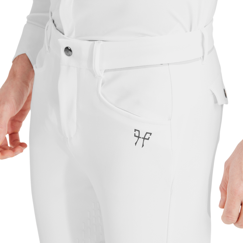 Horse Pilot - Men's X-Grip white riding pants 