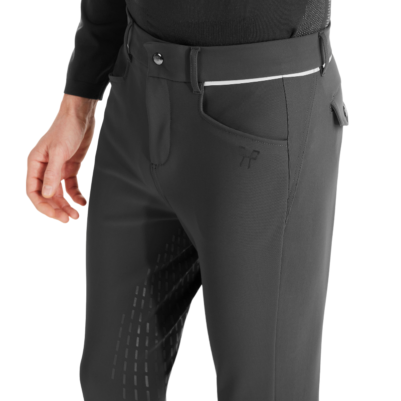 Horse Pilot - Pantalon d'équitation homme X-Grip gris