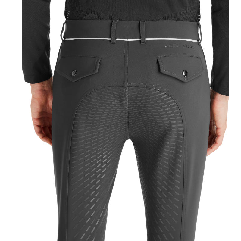 Horse Pilot - Pantalon d'équitation homme X-Grip gris