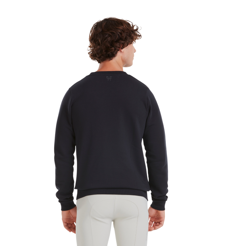 Horse Pilot - Men's long sleeve sweatshirt Team blue graphite 