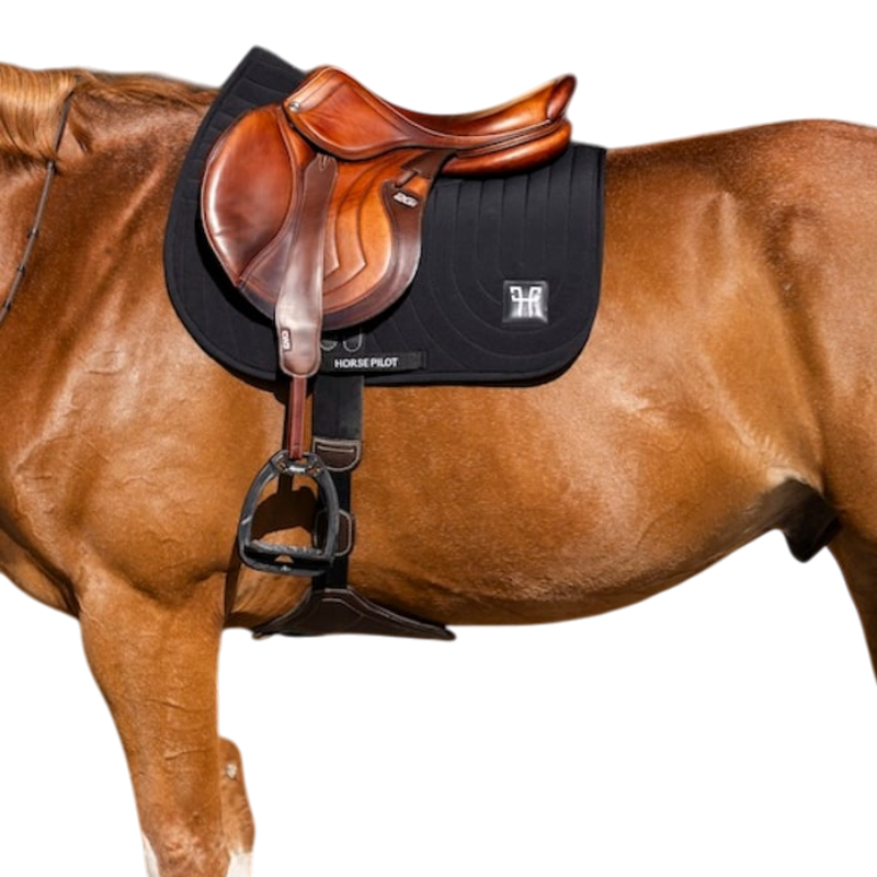 Horse Pilot - Ergonomic zwart zadeldek | - Ohlala