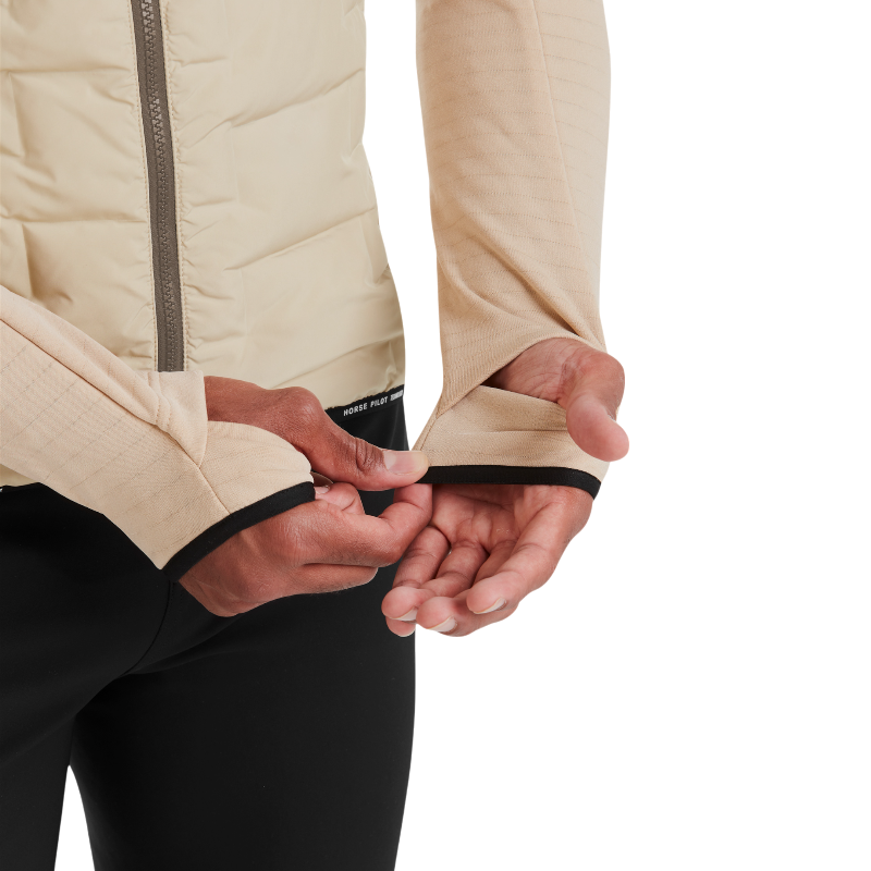 Horse Pilot - Men's Long Sleeve Jacket Storm Latte 
