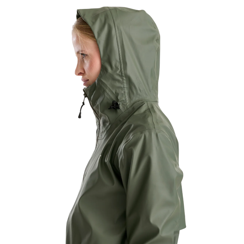 Horse Pilot - Veste de pluie femme Long Raintech forest night