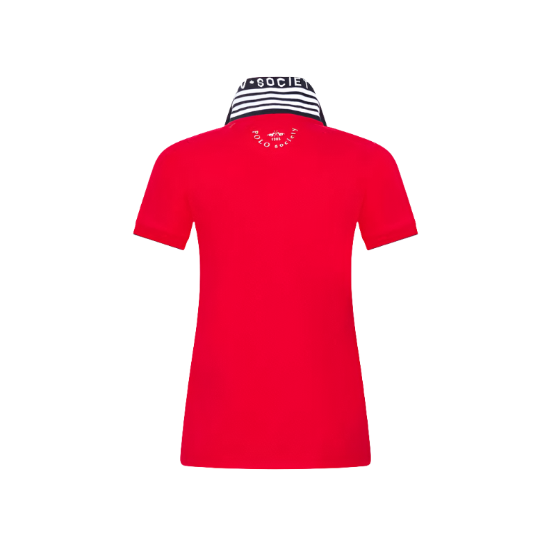 HV Polo - Red Brasilia short-sleeved polo shirt