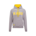 Hagg - Sweat à capuche homme gris/ jaune | - Ohlala