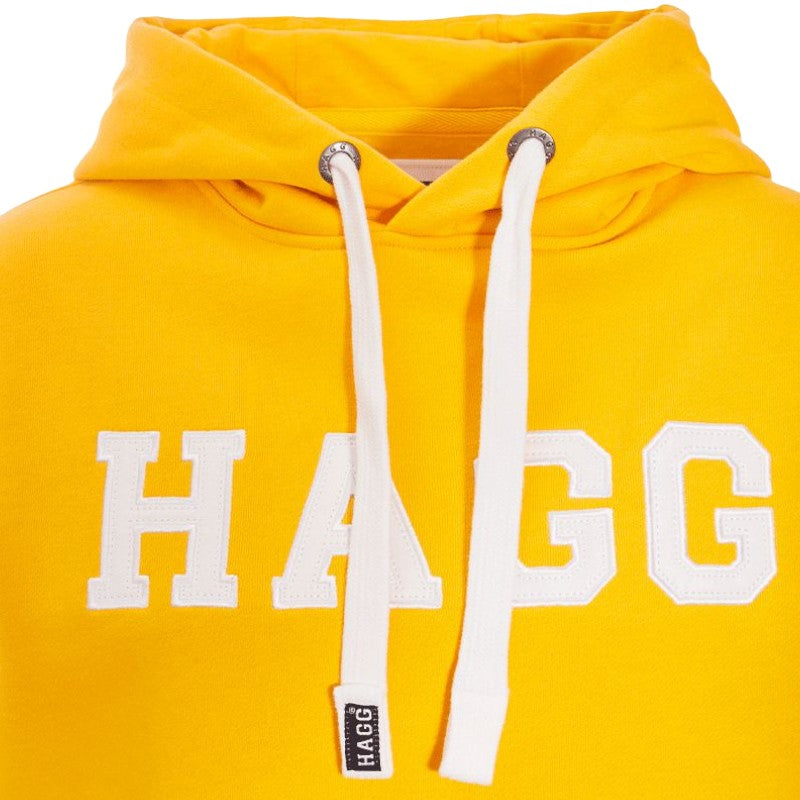 Hagg - Yellow hooded sweatshirt