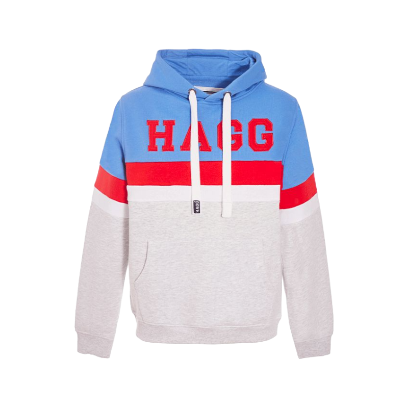 Hagg - Blue hooded sweatshirt