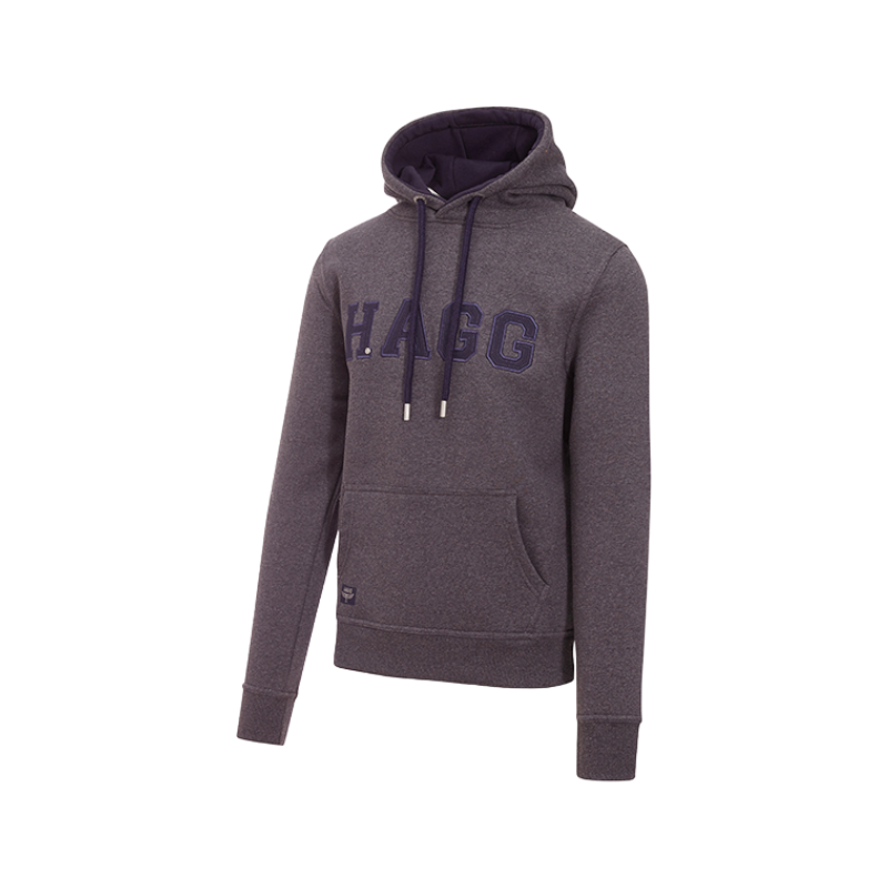 Hagg - Men's charcoal gray/navy hoodie