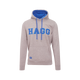 Hagg - Sweat à capuche homme gris/ bleu roi | - Ohlala