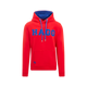 Hagg - Sweat à capuche homme rouge/ bleu roi | - Ohlala