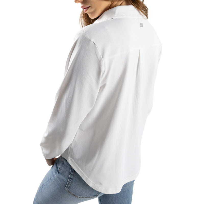 Harcour - Sharly women's long-sleeved shirt white