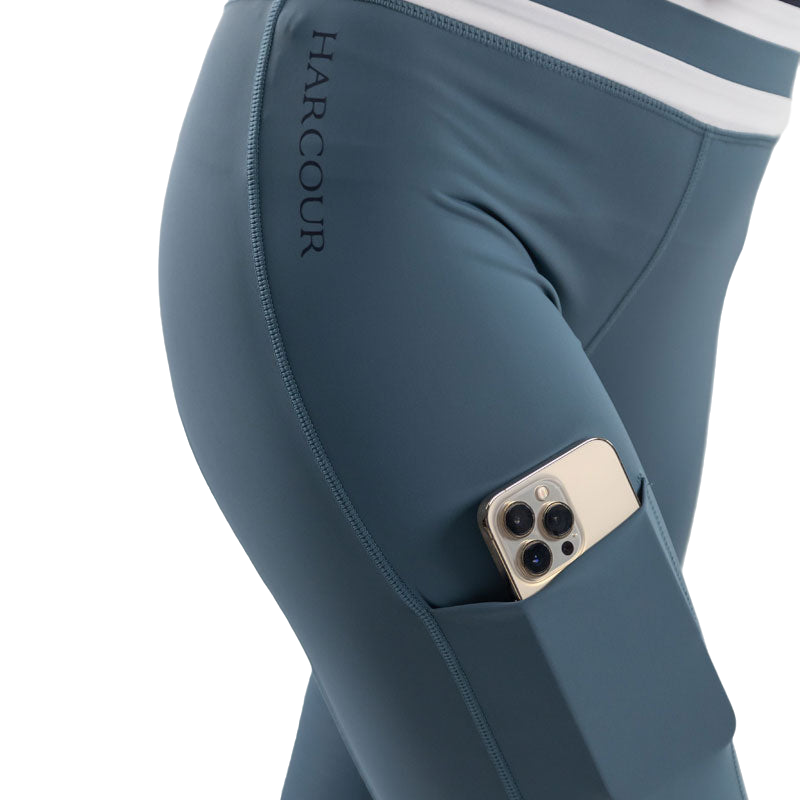 Harcour - Legging d'équitation femme full grip Brookie lavande