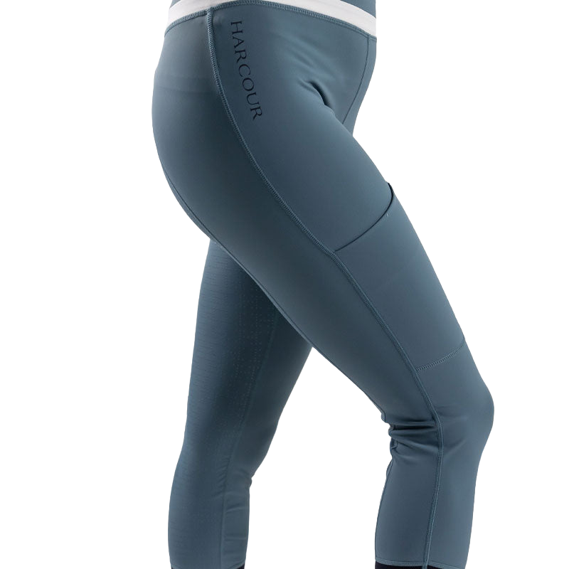 Harcour - Women's full grip riding leggings Brookie lavender