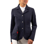 Harcour - Pack veste de concours femme Kanji compatible airbag marine + Airbag | - Ohlala