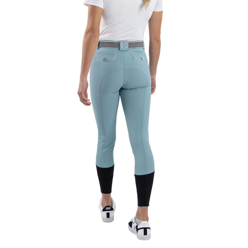 Harcour - Women's riding pants fix grip system Jaltika blue