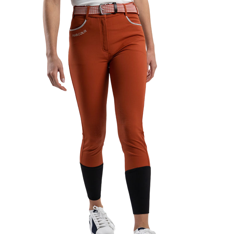 Harcour - Pantalon d'équitation femme Jaltika terracotta