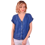 Harcour - Women's Shaina Navy Blouse | - Ohlala