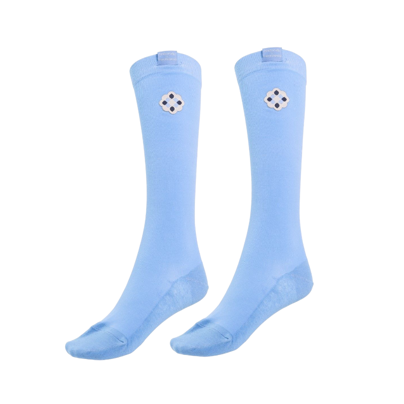 Harcour - Chaussettes Alienor marine/ bleu versailles Harcour x Versailles | - Ohlala