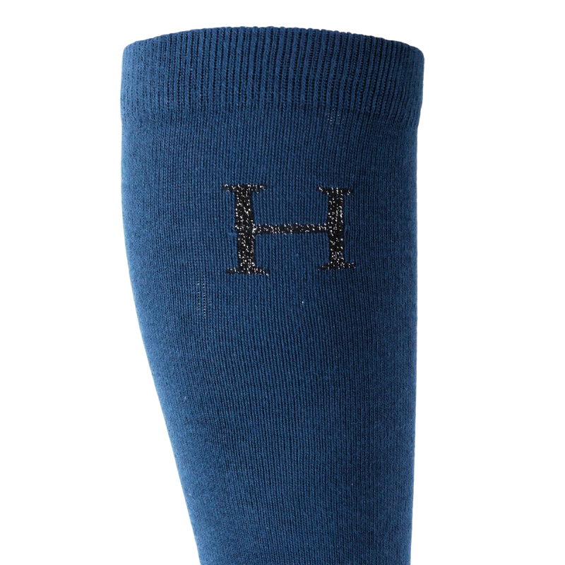 Harcour - Chaussettes d'équitation Sanane steel blue