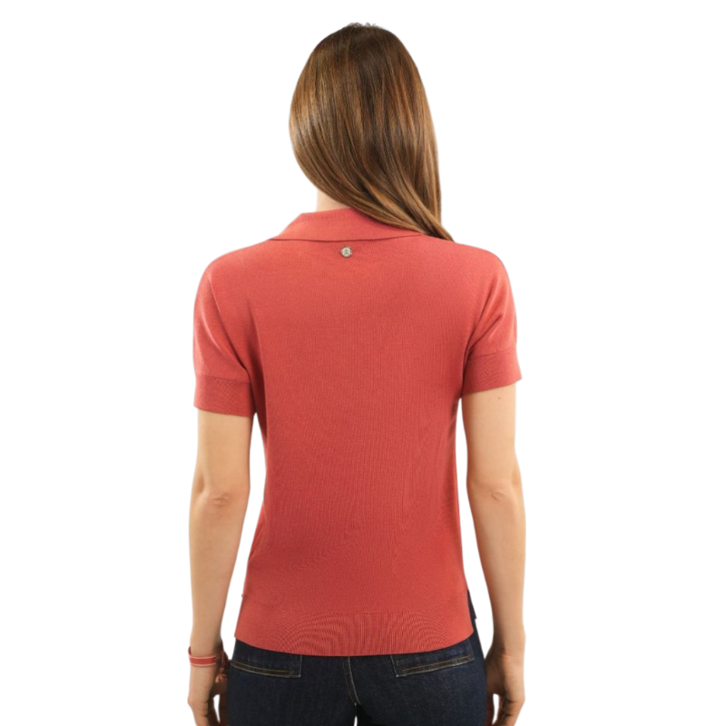 Harcour - Babeth Grapefruit Women's Short-Sleeve Polo | - Ohlala