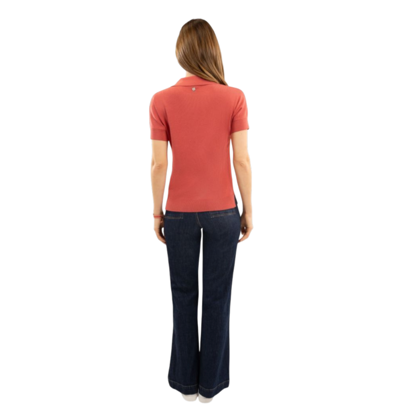 Harcour - Babeth Grapefruit Women's Short-Sleeve Polo | - Ohlala
