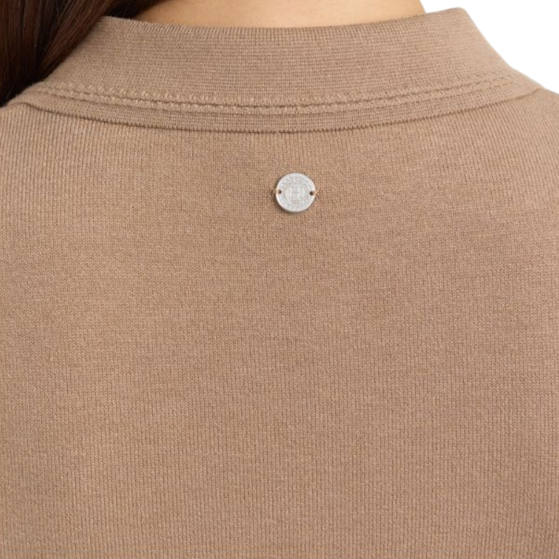 Harcour - Kurzarm-Poloshirt Damen Cherry Moka