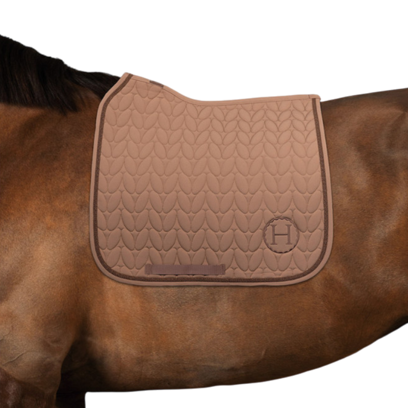 Harcour - Cassiope Mocha Dressage Saddle Pad